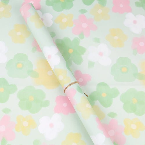 20Counts Korean Floral Wrapping Paper for Flowers