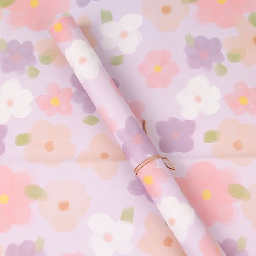 20Counts Korean Floral Wrapping Paper for Flowers