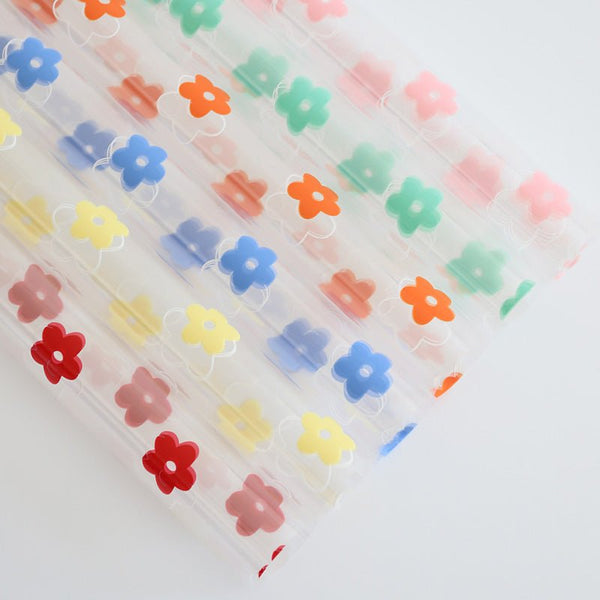 20 Sheets Floral Cellophane Wrapping Paper for Bouquets