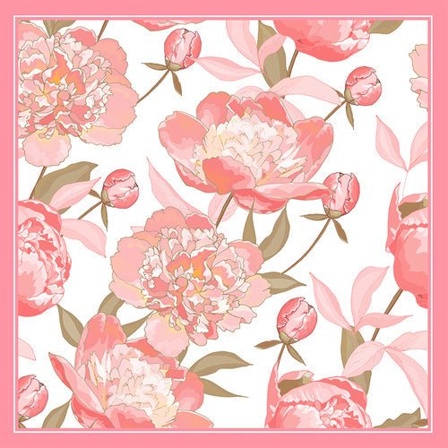 20 Sheets Pink Floral Wrapping Paper for Flowers