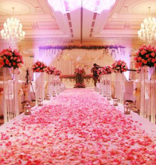 2000pcs/lot Wedding Party Accessories Artificial Flower Rose Petal Fake Petals Marriage Decoration For Valentine supplies