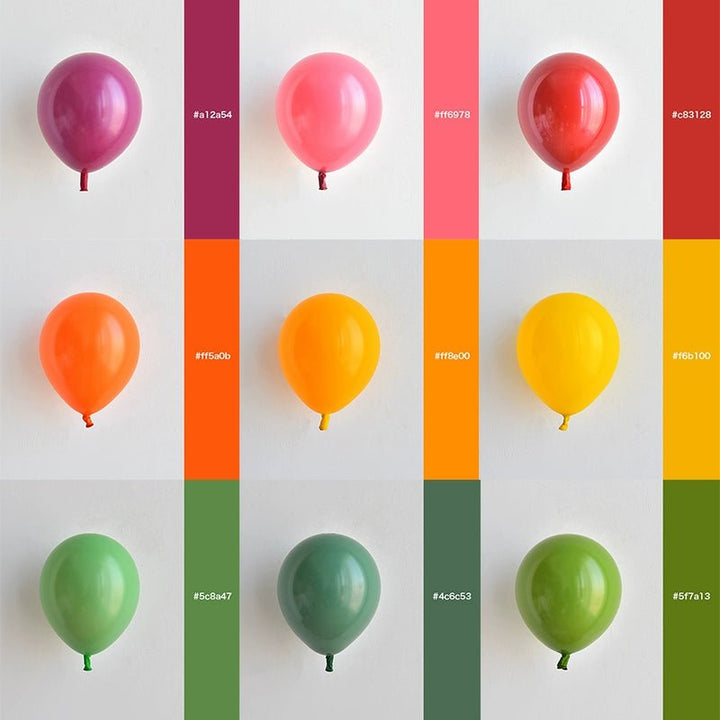 20pcs Double-Layered Latex Matte Balloons 10 Inch