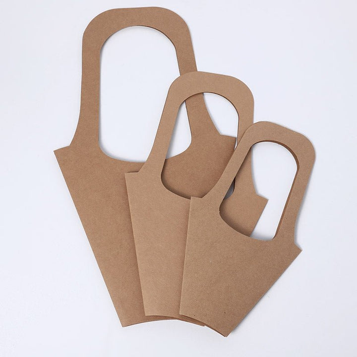 20Pcs Kraft Paper Flower Bouquets Bags with Handle