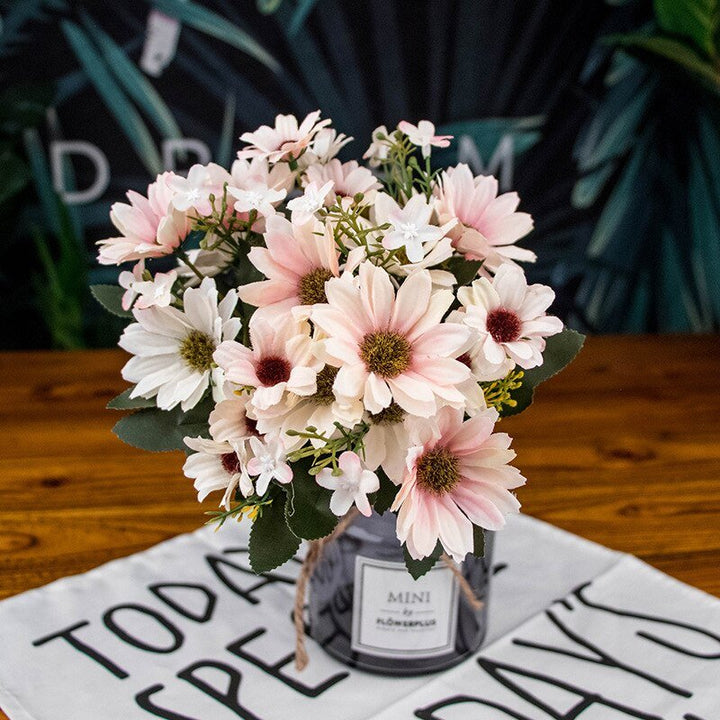 21 Heads Artificial Silk Daisy Bouquet, perfect as flower stem.