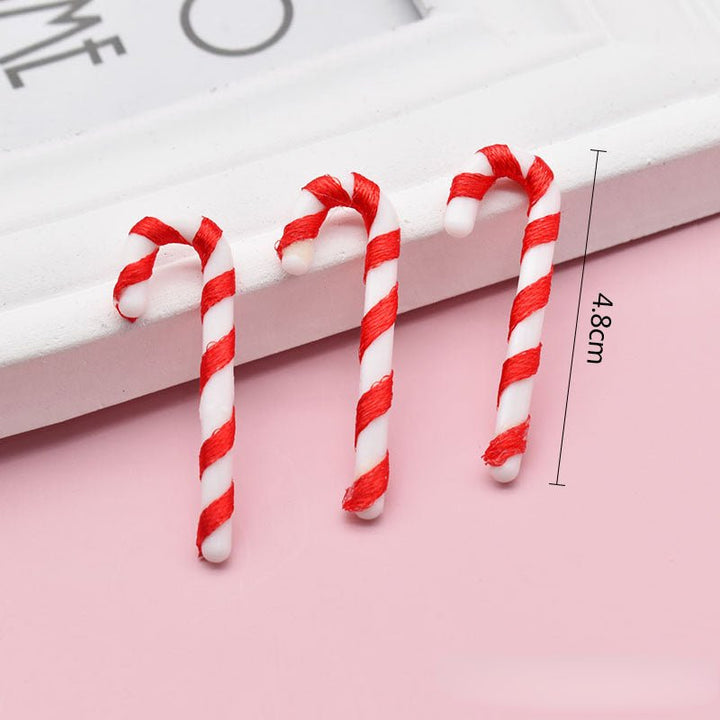 24Pcs Mini Candy Cane Ornaments for DIY Christmas Decor is a wonderful addition to your christmas decor collection.