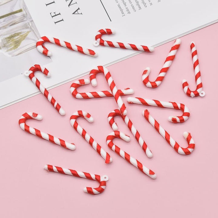 24Pcs Mini Candy Cane Ornaments for DIY Christmas Decor is a wonderful addition to your christmas decor collection.