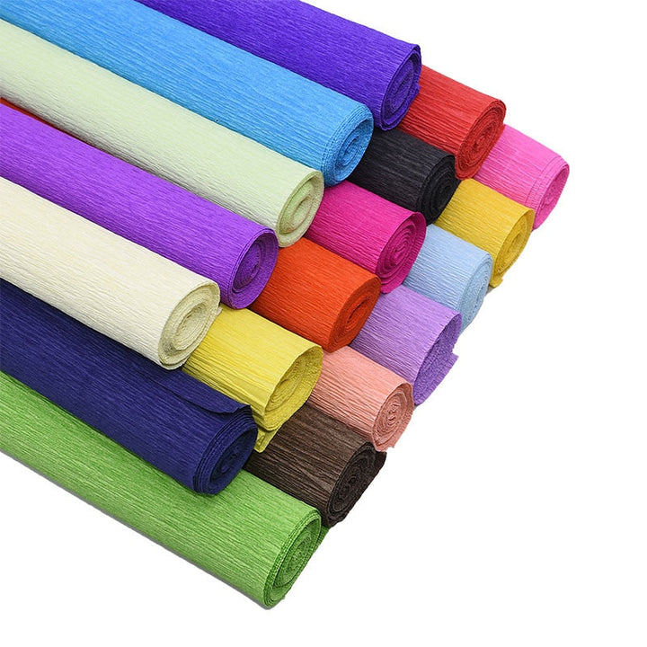 Colored Crepe Paper for DIY Crafting is a perfect addition to your floral supply collection.