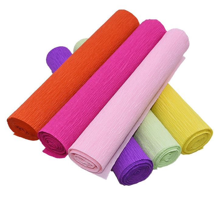 Colored Crepe Paper for DIY Crafting is a perfect addition to your florist supplies collection.