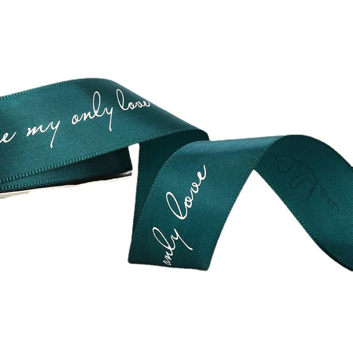 2.5cmx45m Valentine's Day Flower Gift Ribbon