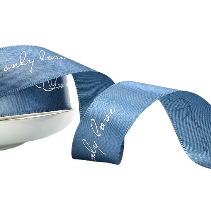 2.5cmx45m Valentine's Day Flower Gift Ribbon