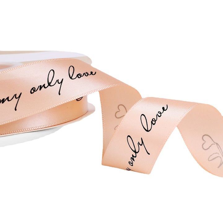 2.5cmx45m Valentine's Day Flower Gift Ribbon