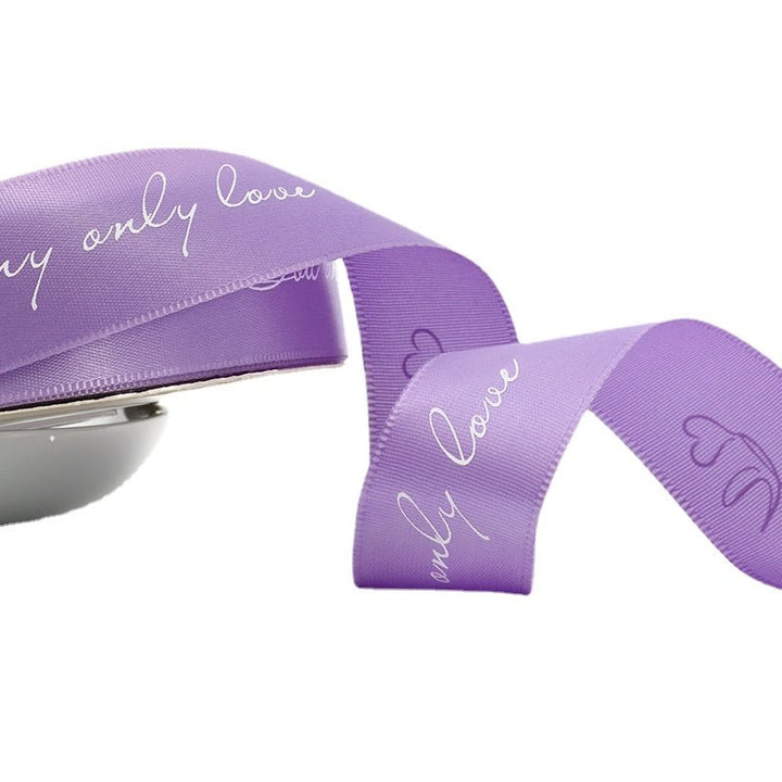 2.5cmx45m Valentine's Day Flower Gift Ribbon