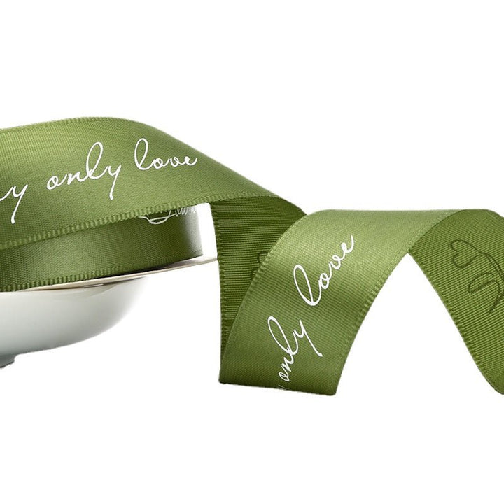 2.5cmx45m Valentine's Day Flower Gift Ribbon