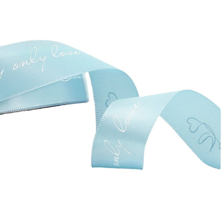 2.5cmx45m Valentine's Day Flower Gift Ribbon