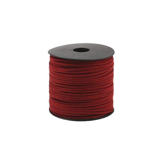 2.5mm Suede Cord Faux Leather Thread for Bouquets Gift Wrapping 99 Yard