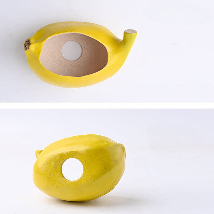 Cute Banana Mini Ceramic Plant Pot