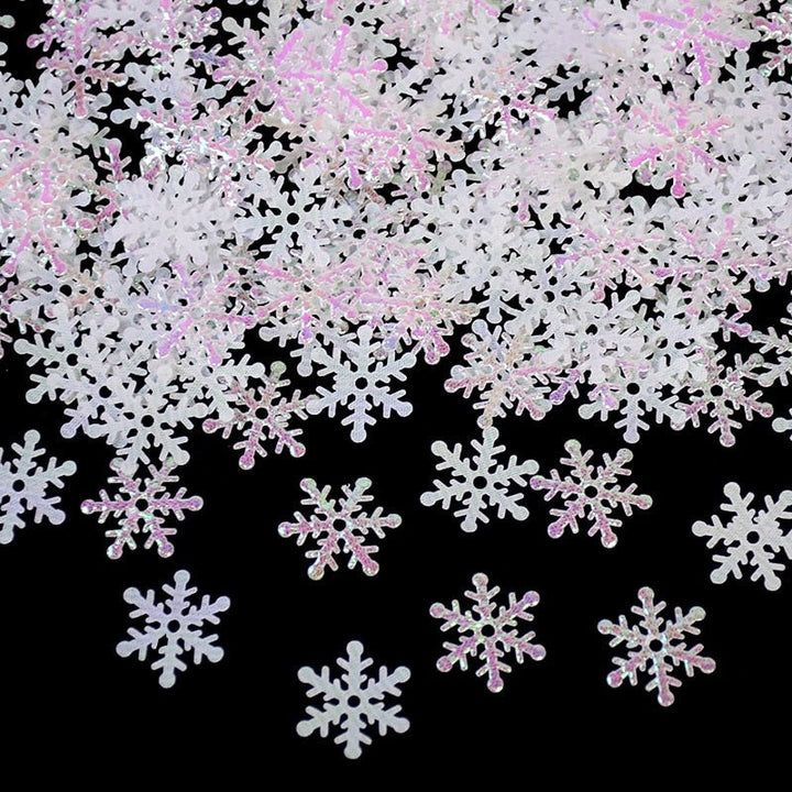 270pcs Christmas Snowflakes Confetti is a wonderful addition to your christmas decor collection.