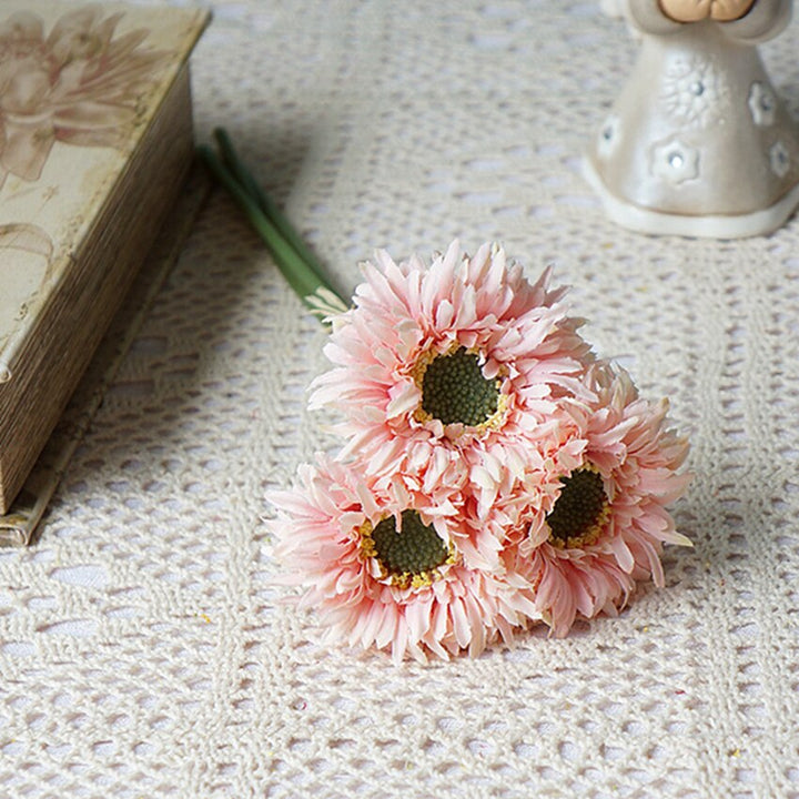 27cm Artificial Gerbera for Home Decor, perfect as florist fake flowers.