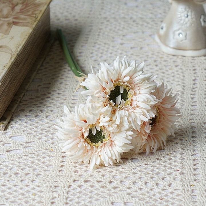 27cm Artificial Gerbera for Home Decor, perfect as flower stem.