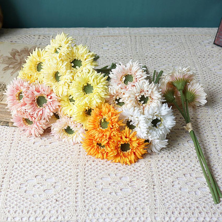 27cm Artificial Gerbera for Home Decor, perfect as florist fake flowers.