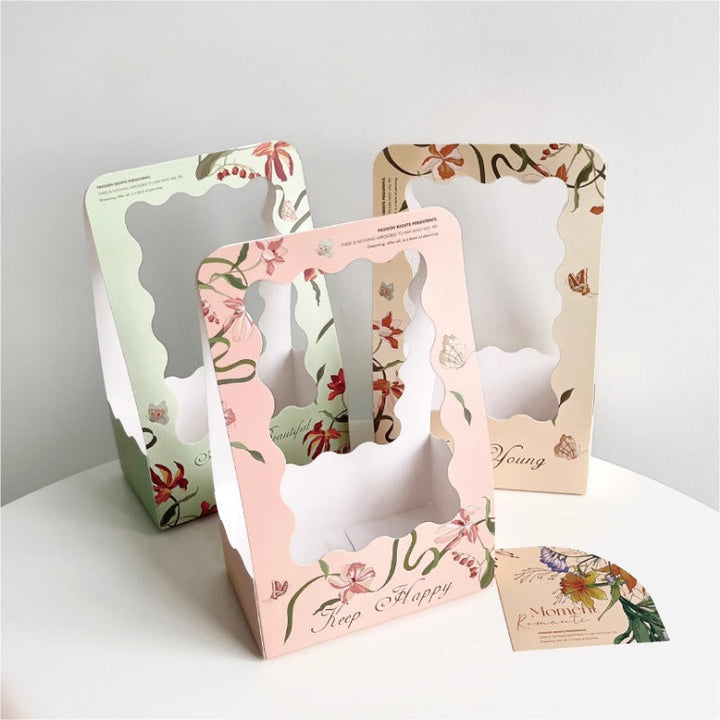 Spring Summer Floral Arrangement Gift Box Pack 6