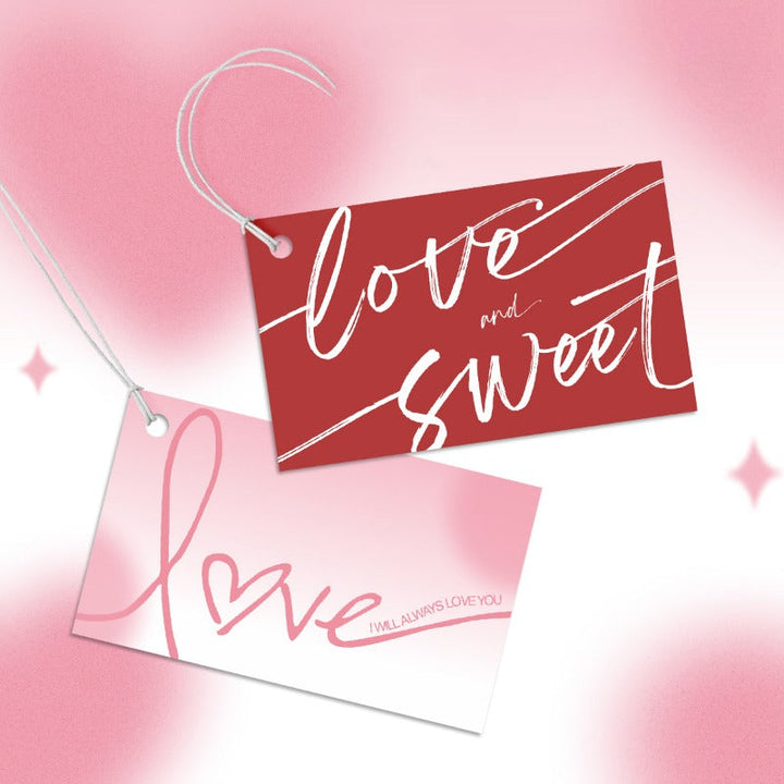 Valentine's Day Gift Tags Hanging Labels Pack 20 is a delightful addition to your valentine's day bouquets collection.