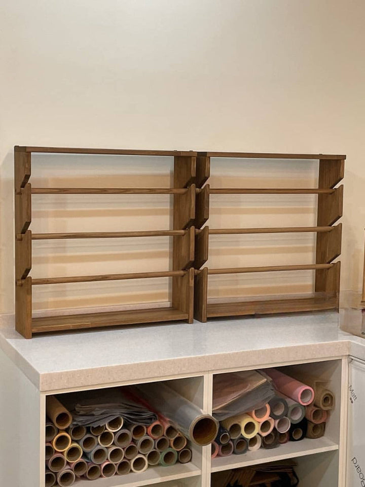 Florist Ribbon Rack Wooden Ribbon Organizer Rack for Flower | Wedding & Floral Supplies