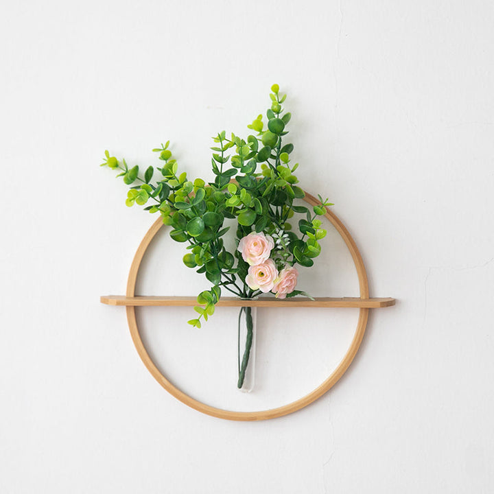 Japanese Wall Mounted Bamboo Flower Vase