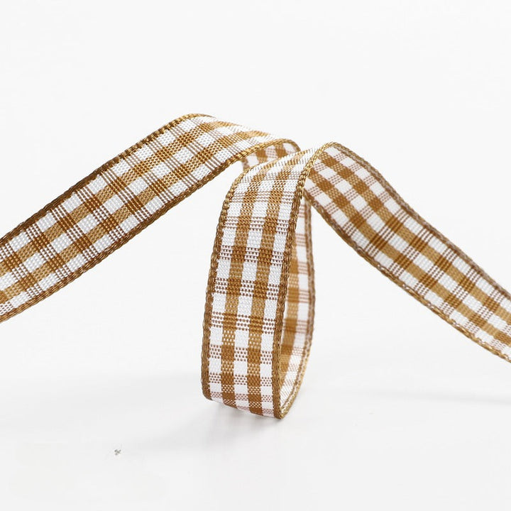 Plaid Ribbon for Gift Wrapping (10mmx45m)