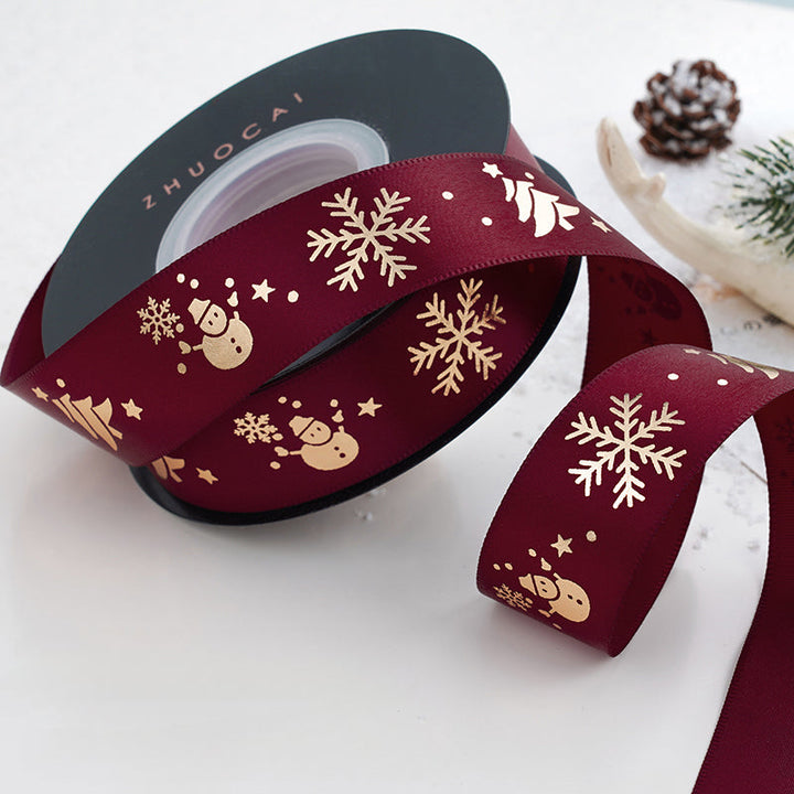 24 Yards Christmas Satin Ribbon for Crafts is a wonderful addition to your christmas decor collection.