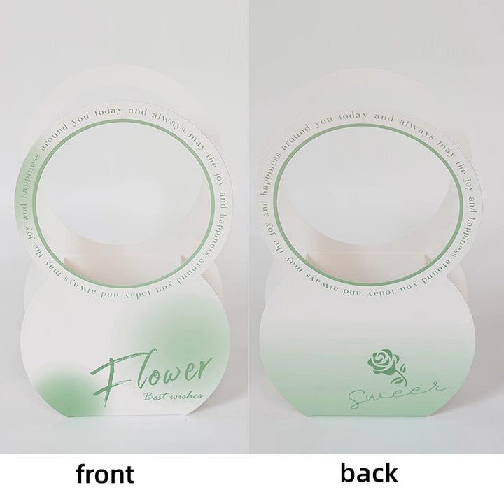 Flower Packaging Box with Handle Pack of 12