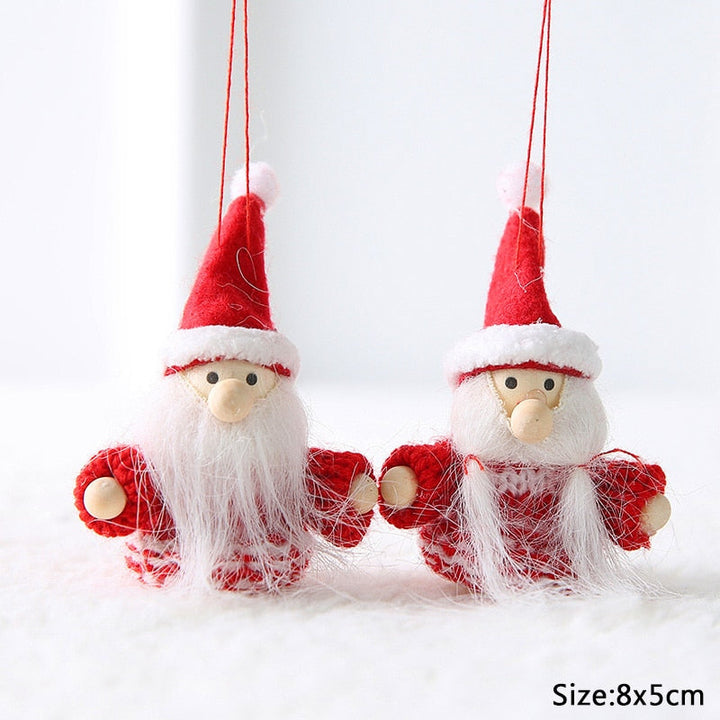 Set of 2 Christmas Angel Dolls Hanging Pendant Ornaments is a wonderful addition to your christmas decor collection.