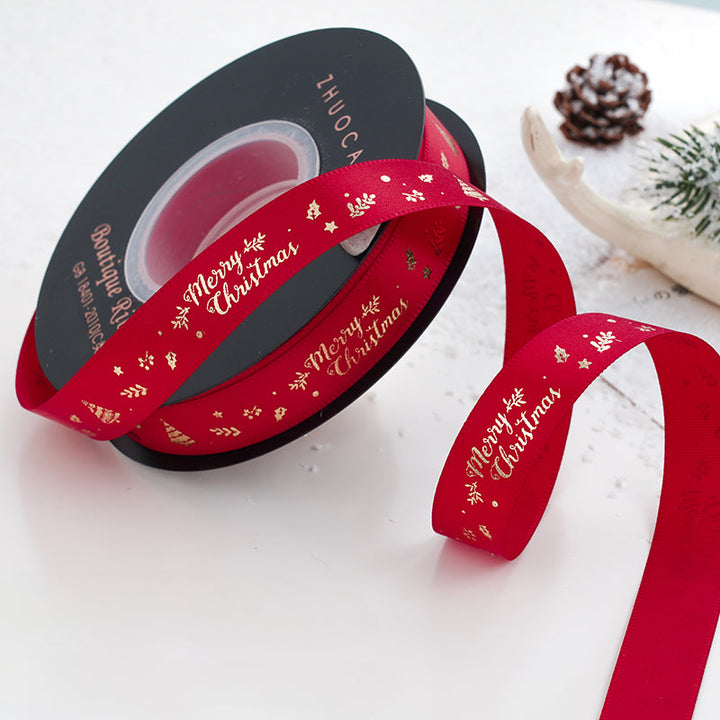 24 Yards Christmas Satin Ribbon for Crafts is a wonderful addition to your christmas arrangements collection.