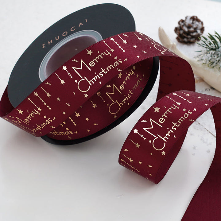 24 Yards Christmas Satin Ribbon for Crafts is a wonderful addition to your christmas arrangements collection.