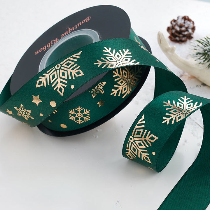 24 Yards Christmas Satin Ribbon for Crafts is a wonderful addition to your christmas floral collection.