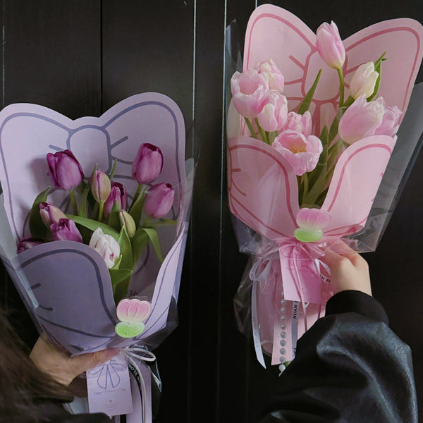 Bow-shaped Bouquet Wrapping Paper Pack 15 (26x50cm)