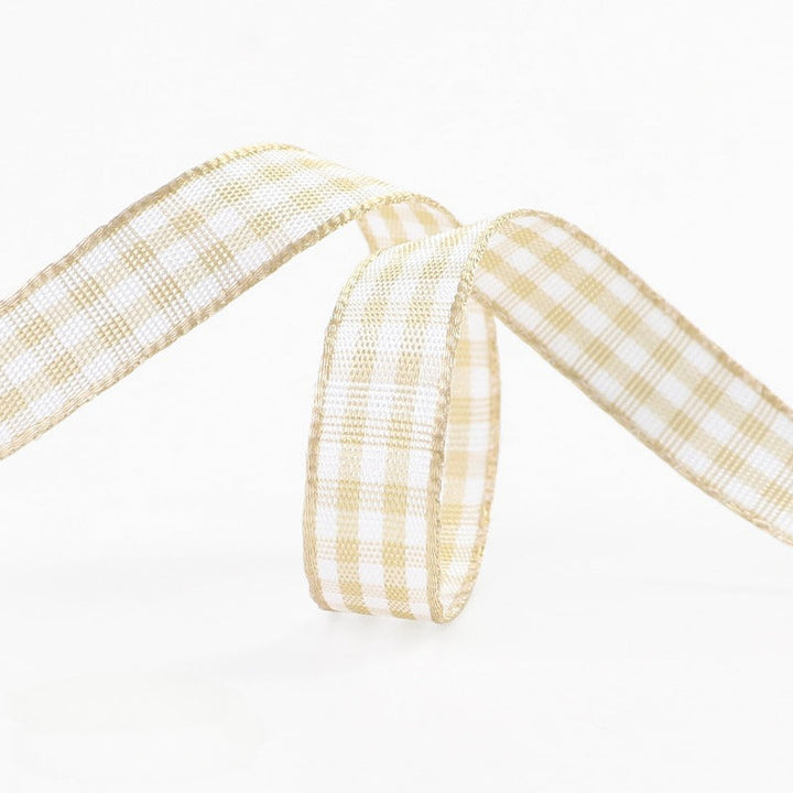 Plaid Ribbon for Gift Wrapping (10mmx45m)