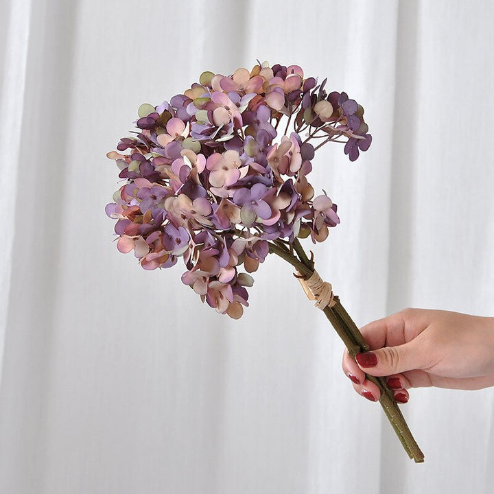 Set of 3 Fake Hydrangea Artificial Flowers, perfect as flower stem.