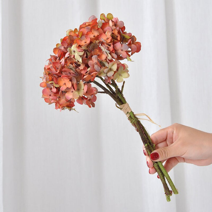 Set of 3 Fake Hydrangea Artificial Flowers, perfect as faux flowers.