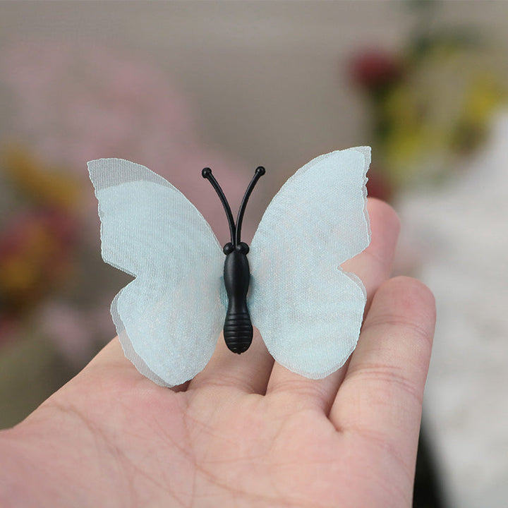 Set of 20 Organza Floristry Butterfly Decor, perfect as florist supply.