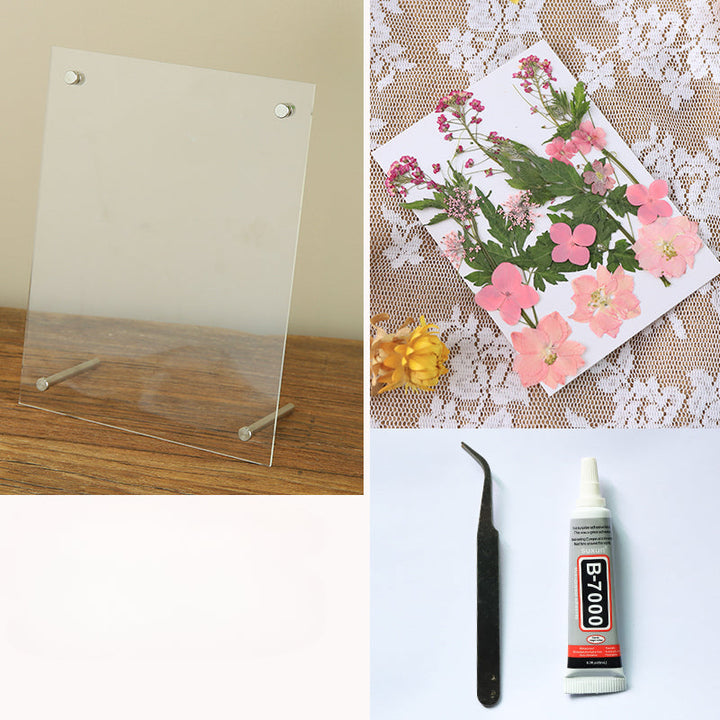 Dried Flowers Pressed Flowers Photo Frame DIY Kit is a perfect addition to your florist supplies collection.