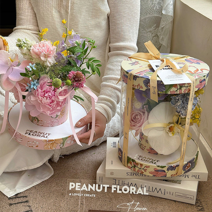 Transparent Floral Gift Box for Mother's Day