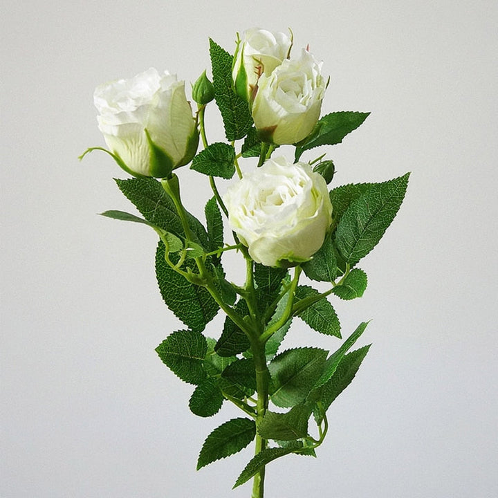 4 Heads Artificial Flowers Long Stem Fake Flower Branch, perfect as fake indoor plants.