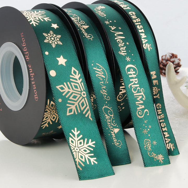 24 Yards Christmas Satin Ribbon for Crafts is a wonderful addition to your christmas floral collection.