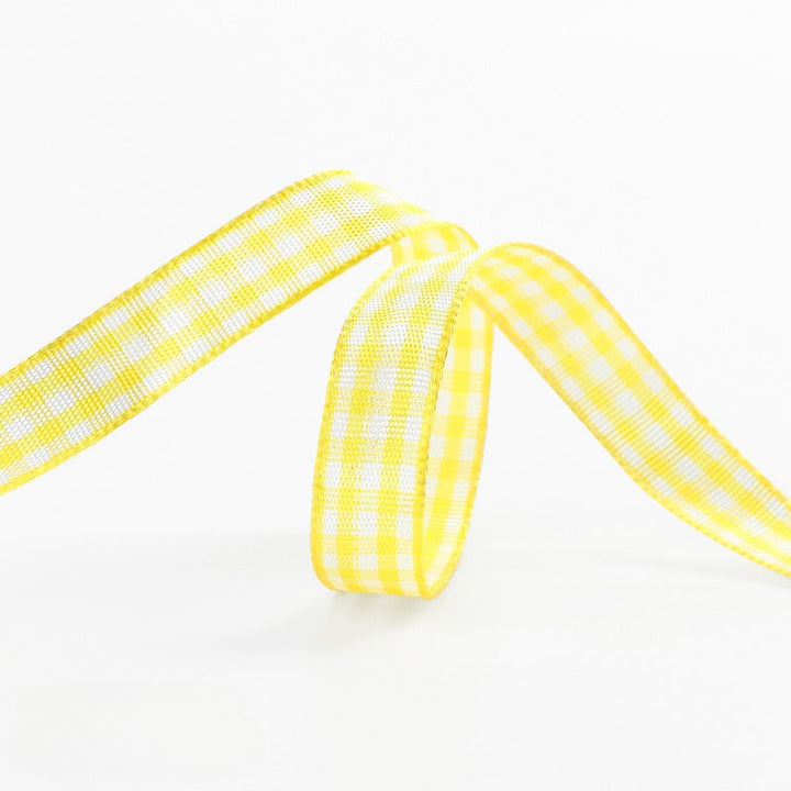 Plaid Ribbon for Gift Wrapping (10mmx45m)