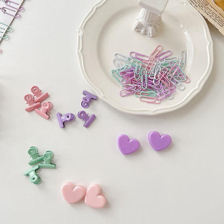 Cute Paper Clips Assorted Colors for Flower Shop Use, perfect as florist supply.