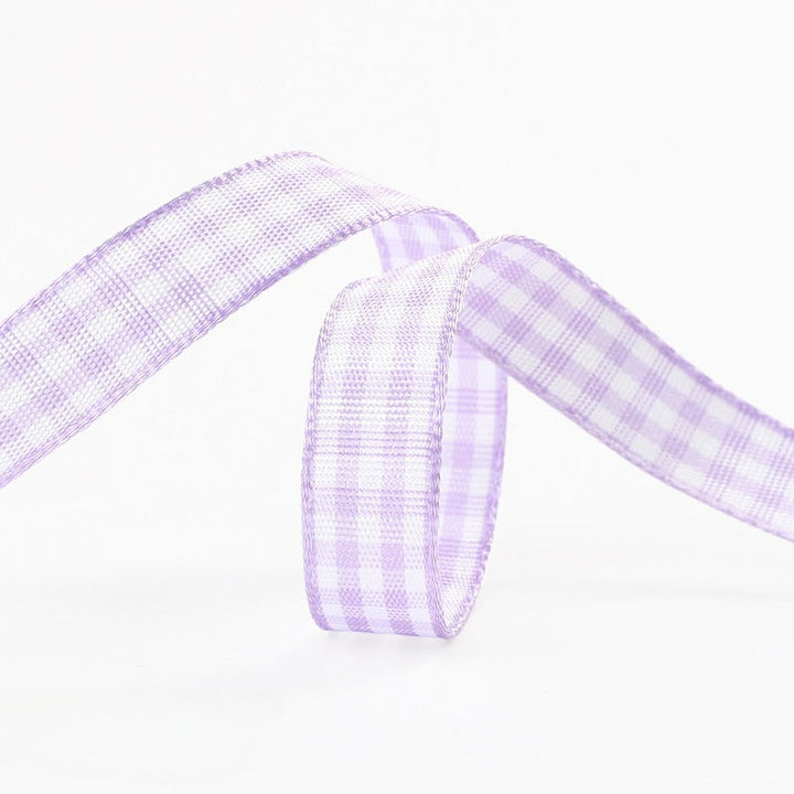 Plaid Ribbon for Gift Wrapping (10mmx45m)