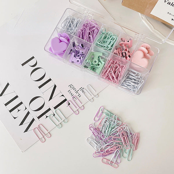 Cute Paper Clips Assorted Colors for Flower Shop Use, perfect as floral supply.