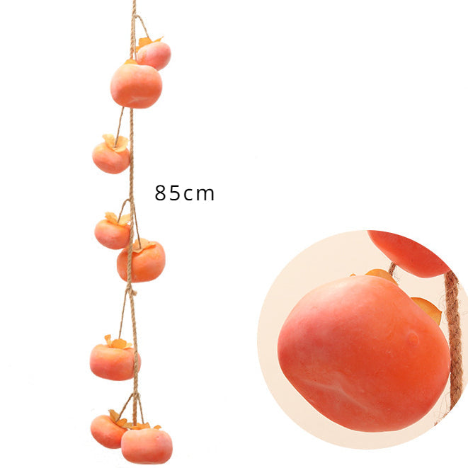 Artificial Persimmon Hanging Decoration (85cmL), perfect as faux plants.