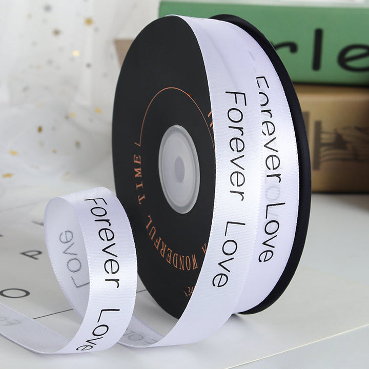 Valentine's Day Forever Love Satin Ribbon (20mmx49Yd) is a delightful addition to your valentine flowers collection.